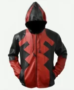 Deadpool-Game-Red-Leather-Hooded-Jacket