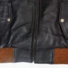 Domino Bomber Leather Jacket