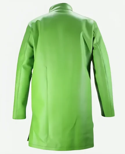 Dragon Ball Green Leather Coat