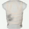 Fall Guy Leather White Vest