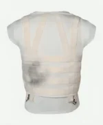 Fall Guy Leather White Vest