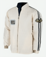 Ford v Ferrari Carroll Shelby White Bomber Jacket