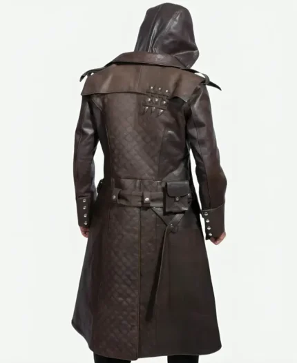 Jacob Frye Assassin’s Creed Syndicate Trench Brown Leather Coat