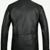 James Bond Daniel Craig Black Real Leather Blazer Coat