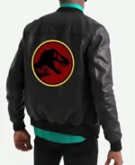 Jurassic Park Black Leather Jacket