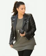 Kim Kardashian Biker Jacket