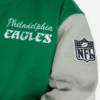 Kylie Kelce 90s Eagles Philadelphia Letterman Green Varsity Jacket