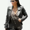 Leather Jacket Kim Kardashian