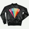 Lucifer Rising Rainbow Bomber Jacket For Men 