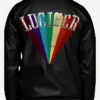 Lucifer Rising Satin Bomber Jacket