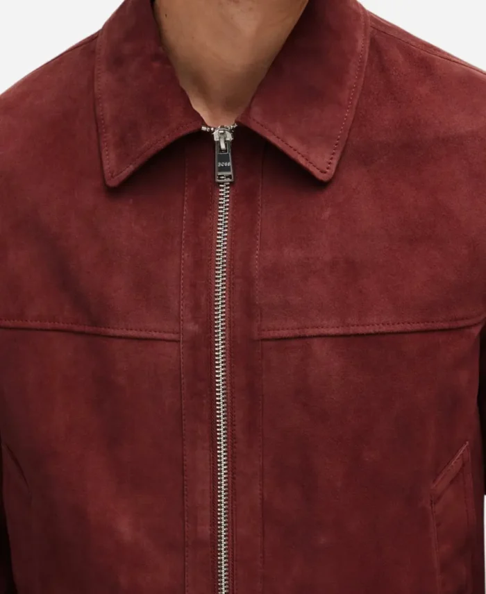 Marcello Red Leather Jacket