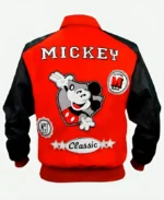 Michael Jackson Mickey Mouse Varsity Letterman Jacket