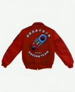 NCRT Neo Kowloon Akira Wool Red Varsity Jacket For Sale