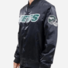 NY Jets Black Satin Jacket