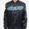 NY Jets Wordmark Black Starter Jacket