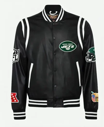 New York Jets Leather Jacket