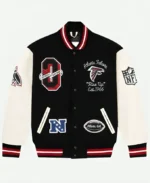 OVO Atlanta Falcons Black Varsity Jacket