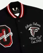 OVO Atlanta Falcons Varsity Jacket Front