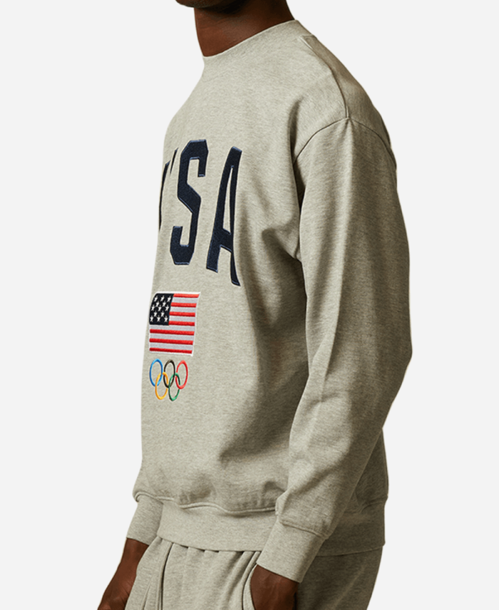 Olympics 2024 Team-USA Grey Sweatshirt