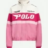 Pink Polo Racer Jacket