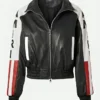 Power Book II Ghost Flag Leather Jacket