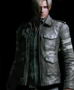 Resident Evil 6 Leon Kennedy’s Black Leather Jacket For Sale