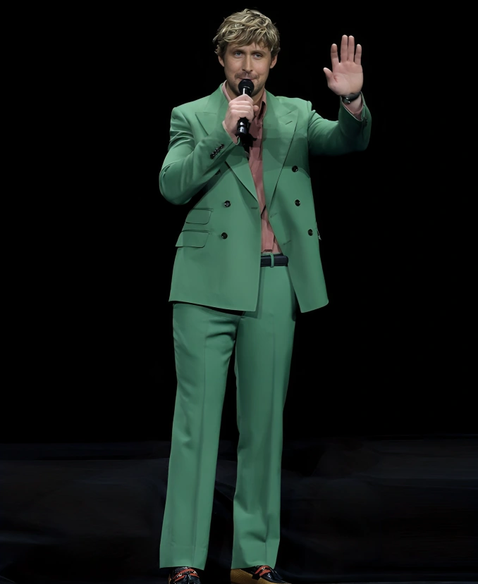 Ryan Gosling The Fall Guy 2024 Green Suit