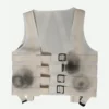 Ryan Gosling The Fall Guy Colt Seavers White Stripped Leather Vest