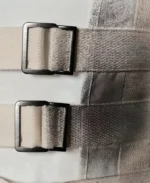 Ryan Gosling The Fall Guy Colt Seavers White Stripped Leather Vest For Sale