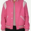 Saint Laurent Teddy Pink Jacket