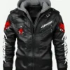 Samurai Cyberpunk 2077 Black Leather Jacket