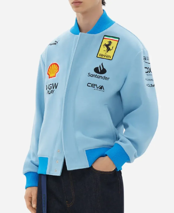 Scuderia Ferrari F1 Miami Varsity Jacket