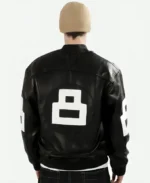 Seinfeld David Puddy 8 Ball Black Jacket