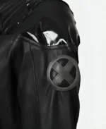 Shioli-Kutsuna-Deadpool-2-Yukio-Black-Leather-Jacket-Detailing