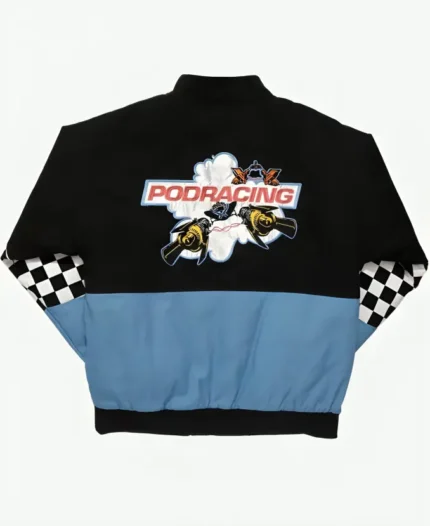 Stars Wars Tatooine Podracing Blue & Black Cotton Jacket