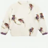 Taylor Swift Koi Fish Speak Now TV White Sherpa Sweater