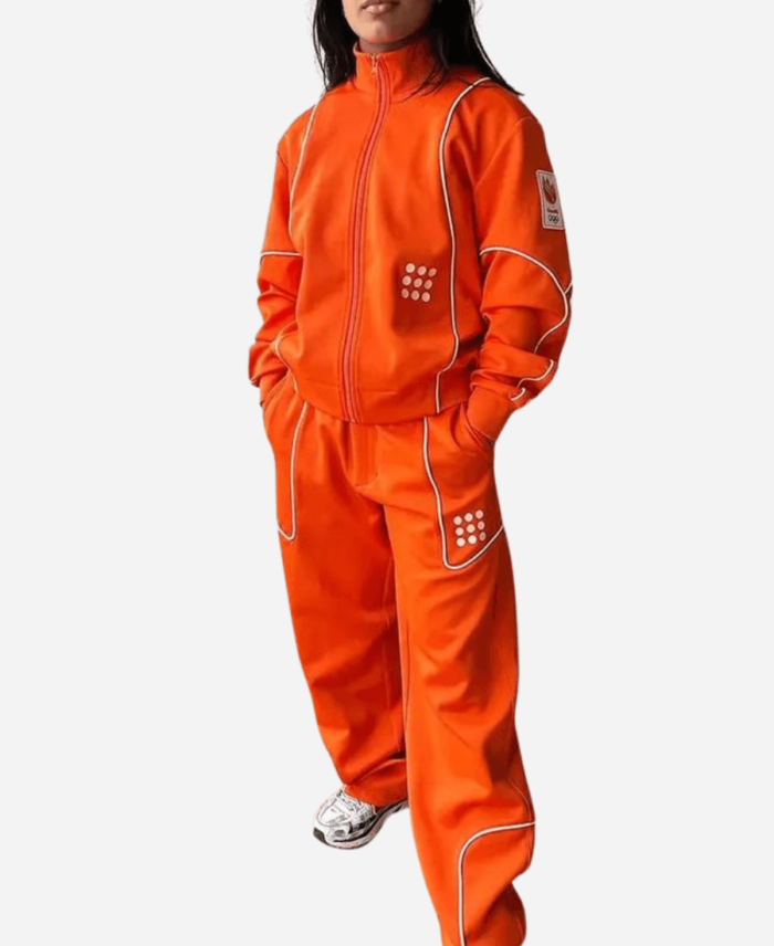 Team Netherlands Olympic 2024 Orange Tracksuit