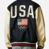 Team USA Olympic 2024 Blue Varsity Jacket