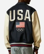 Team USA Olympic 2024 Blue Varsity Jacket