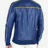 The Chase For Carrera Ryan Gosling Blue Leather Jacket