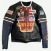 Vanson Star Biker Black Jacket