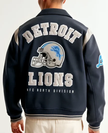 Abercrombie-2024-Detroit-Lions-Varsity-Bomber-Jacket-Back