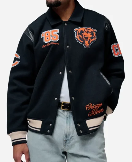 Abercrombie Chicago Bears Varsity Jacket