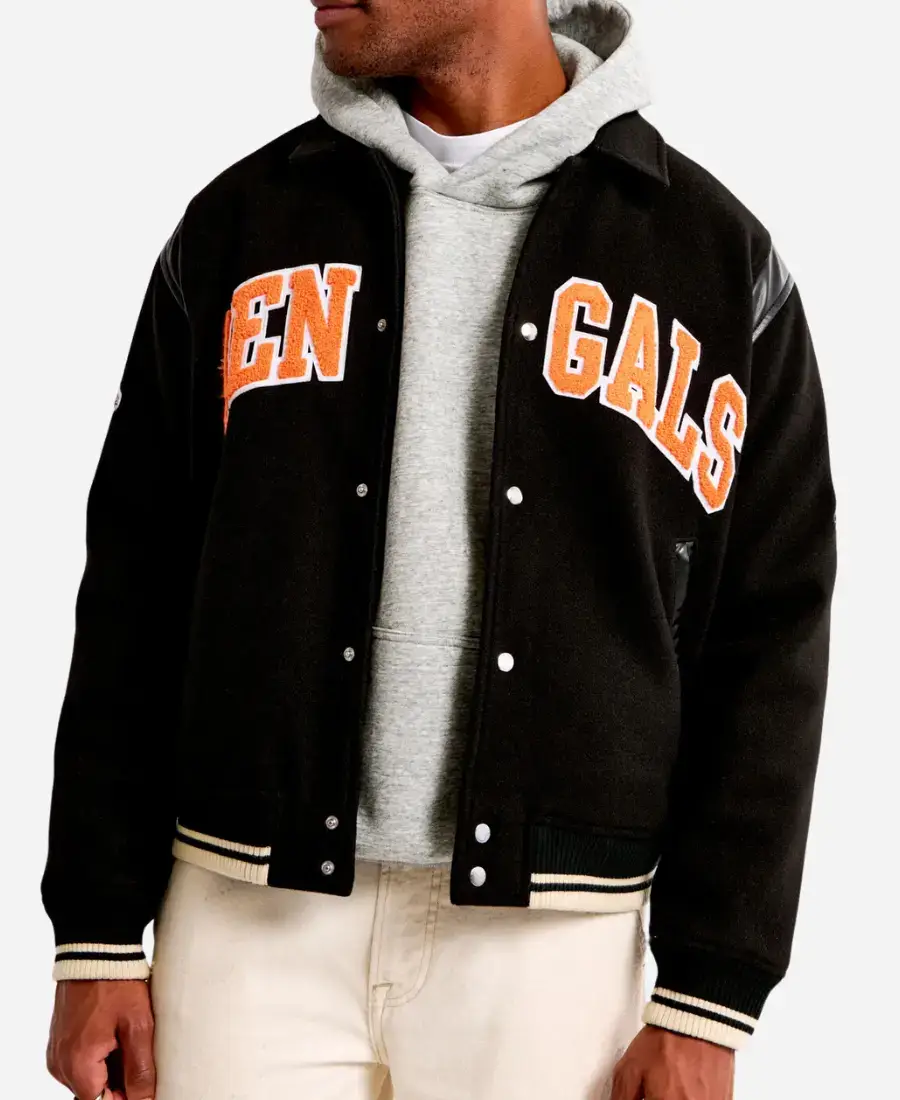 Abercrombie Cincinnati Bengals Varsity Jacket