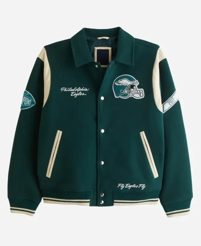 Abercrombie Eagles Jacket Front