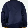 An American University of Notre Dame 90’s Blue Bomber Jacket