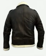 Armor Fallout 4 Bomber Brown Fur Lined Leather Jacket