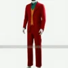 Arthur Fleck Joker Folie à Deux Joaquin Phoenix 2024 Red Suit For Sale