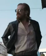 Austin Amelio Hit Man 2024 Leather Jacket