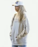 Camille Razat White Hoodie